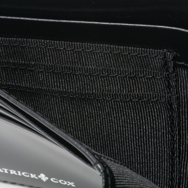 PATRICK COX CROWN PYTHON 二つ折り財布 ブラック×ホワイト
