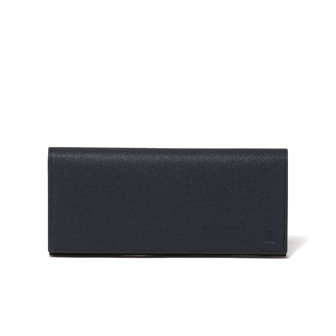 LANVIN COLLECTION couleur du vin かぶせ型長財布(2026年春夏限定カラー) ネイビー