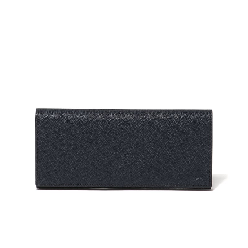 LANVIN COLLECTION couleur du vin かぶせ型長財布(2026年春夏限定カラー) ネイビー