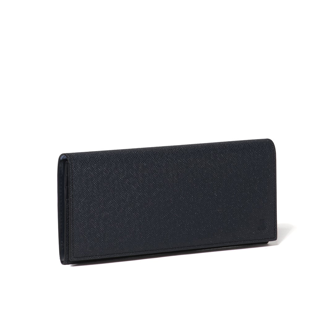 LANVIN COLLECTION couleur du vin かぶせ型長財布(2026年春夏限定カラー) ネイビー