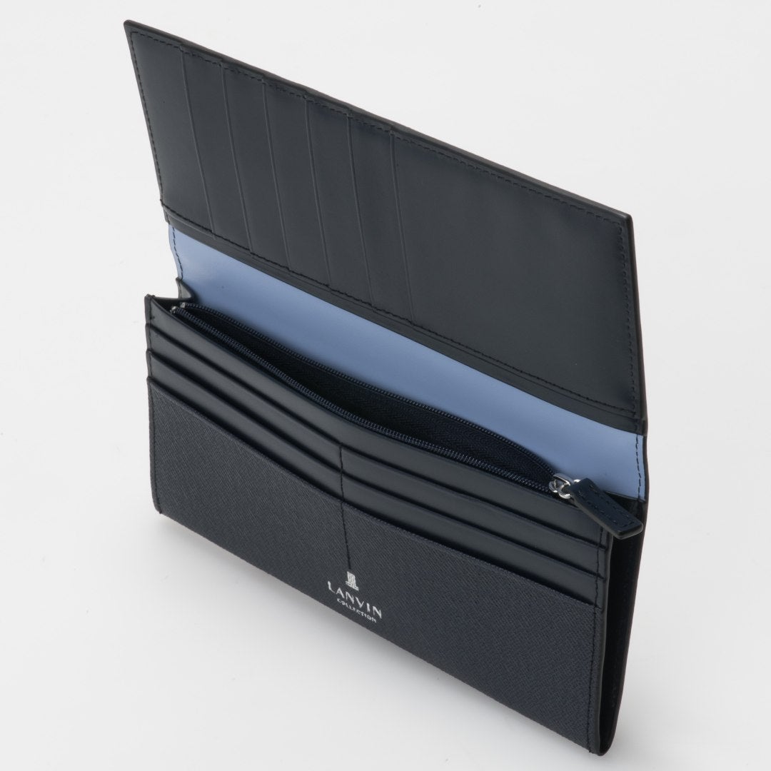 LANVIN COLLECTION couleur du vin かぶせ型長財布 商品｜THE BAGMANIA