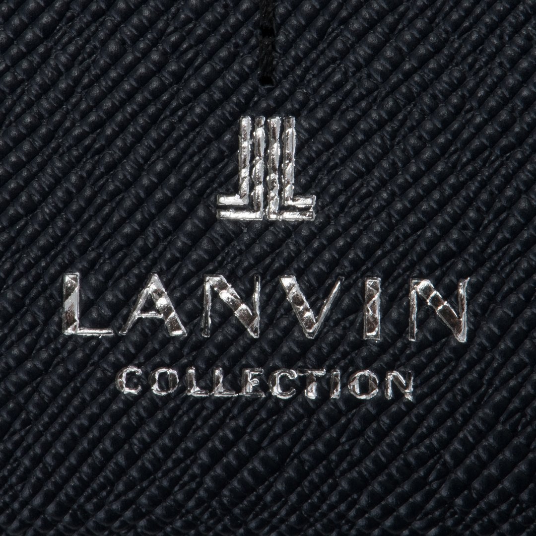 LANVIN COLLECTION couleur du vin かぶせ型長財布(2026年春夏限定カラー) ネイビー