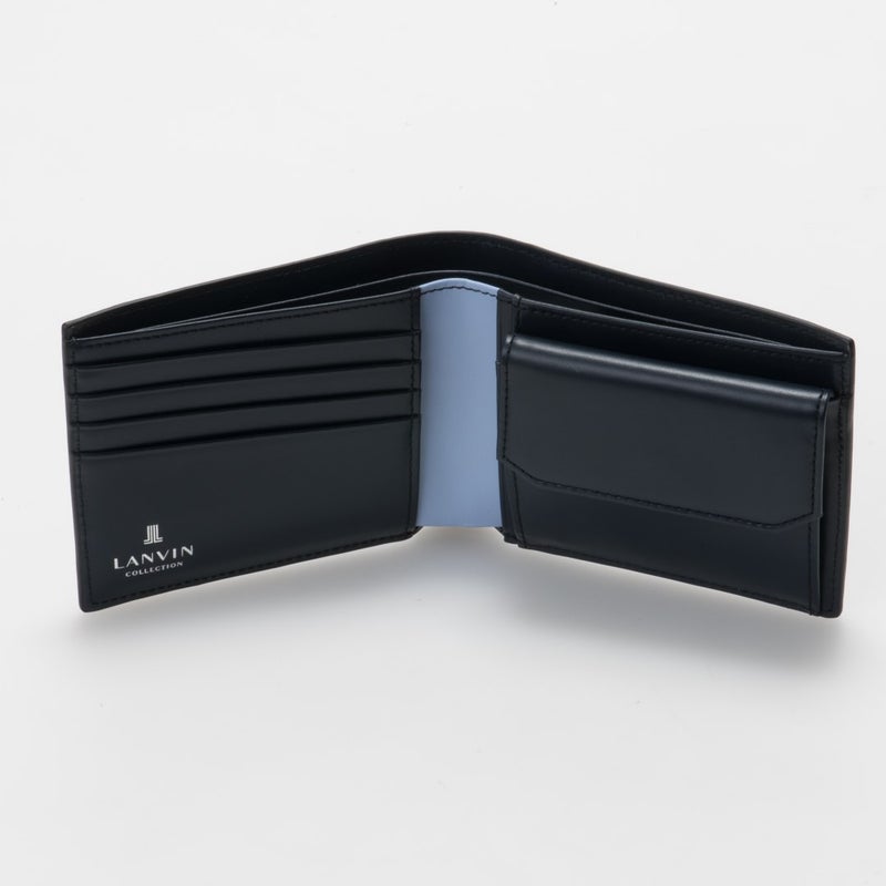 LANVIN COLLECTION couleur du vin 小銭入れ付き二つ折り財布(2026年春夏限定カラー) ネイビー