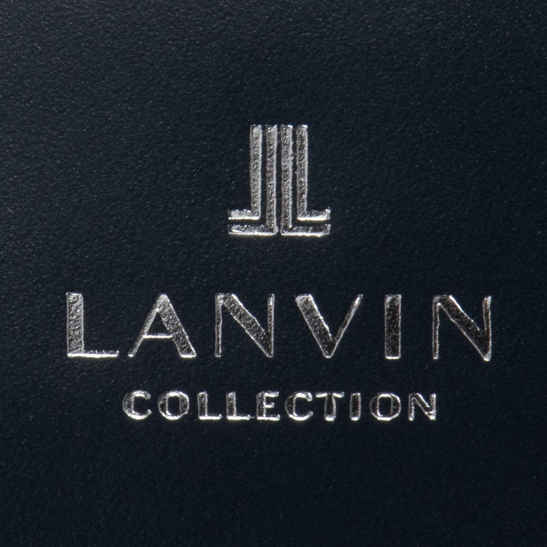 LANVIN COLLECTION couleur du vin 小銭入れ付き二つ折り財布(縦型)(2026年春夏限定カラー) ネイビー