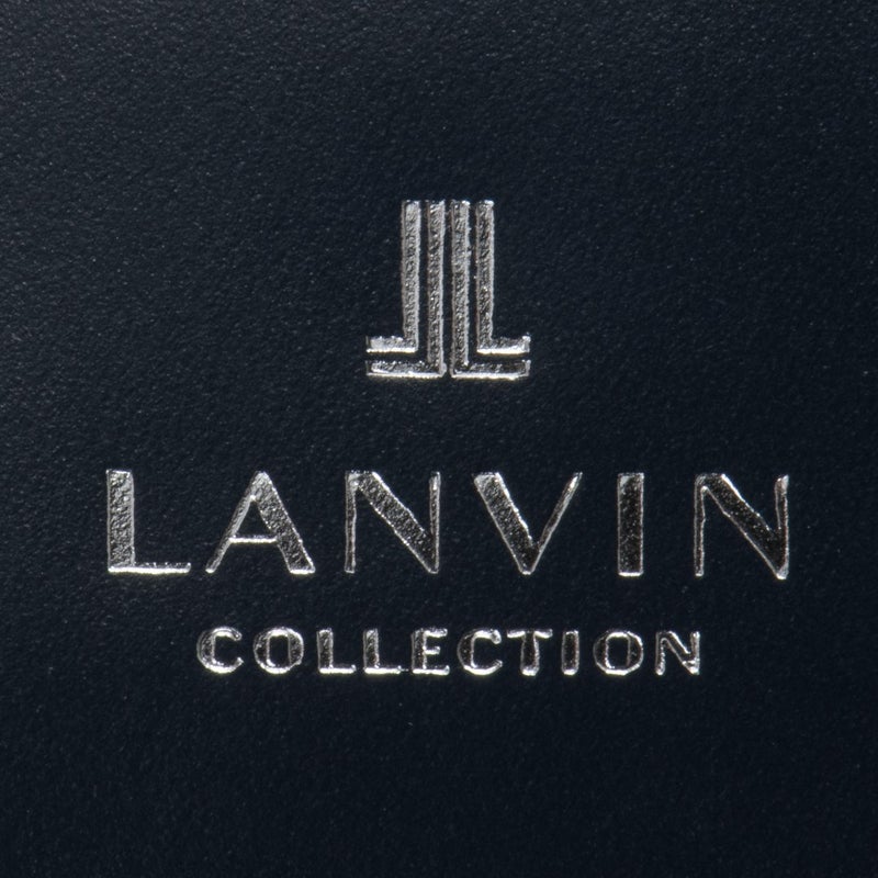 LANVIN COLLECTION couleur du vin 小銭入れ付き二つ折り財布(縦型)(2026年春夏限定カラー) ネイビー