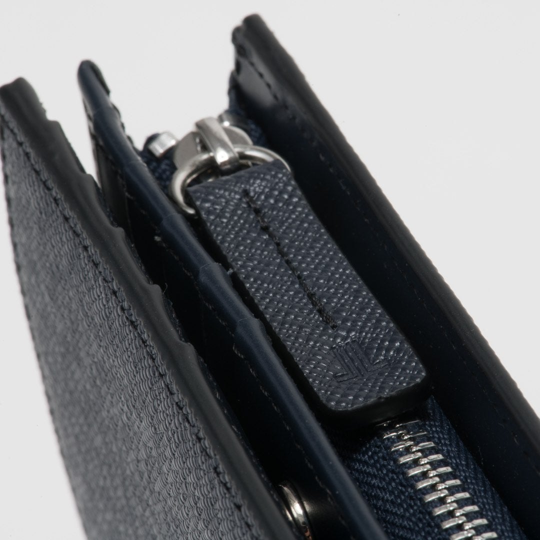 LANVIN COLLECTION couleur du vin 小銭入れ付き二つ折り財布(縦型)(2026年春夏限定カラー) ネイビー