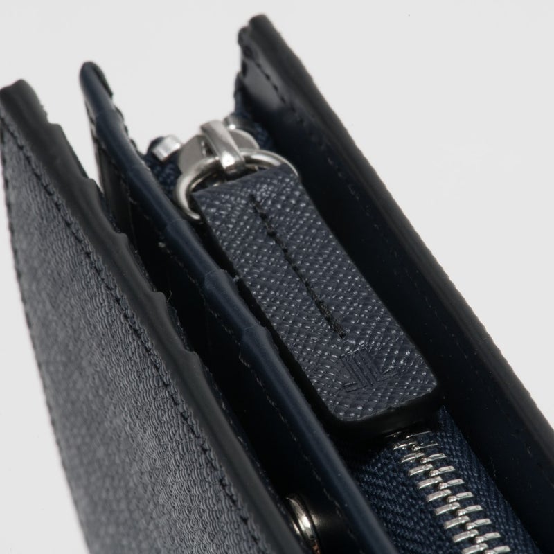 LANVIN COLLECTION couleur du vin 小銭入れ付き二つ折り財布(縦型)(2026年春夏限定カラー) ネイビー