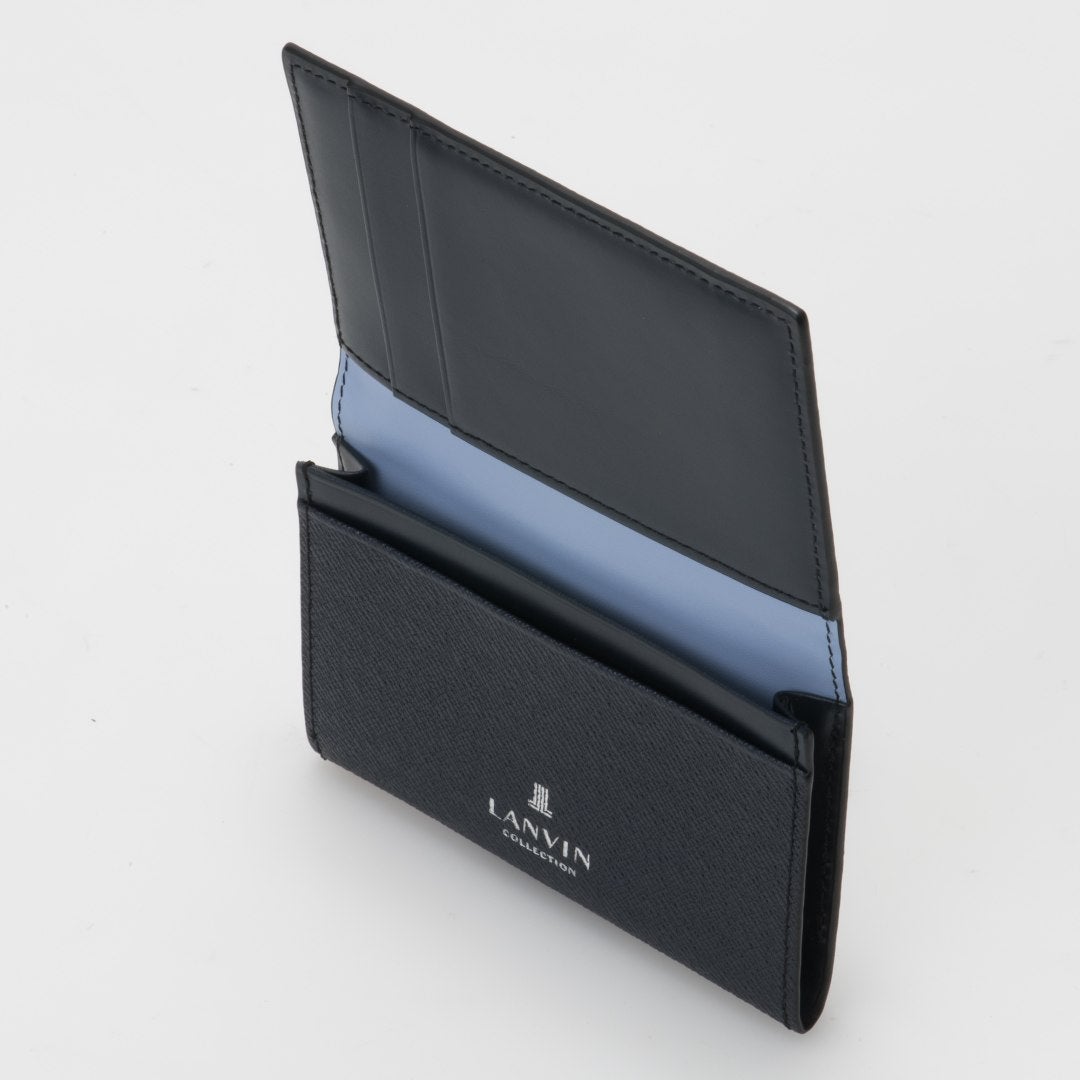 LANVIN COLLECTION couleur du vin 名刺入れ(2026年春夏限定カラー) ネイビー