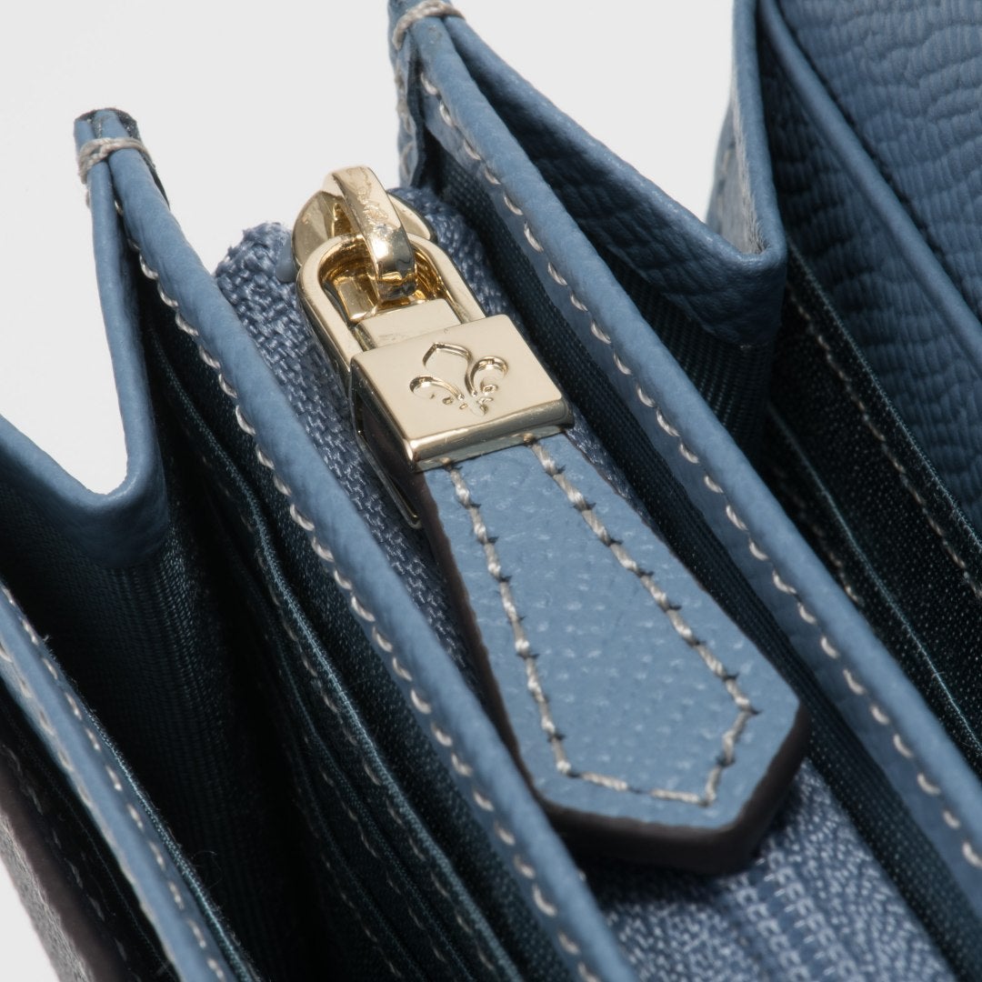PATRICK COX クラシカルリリー 長財布 サックス