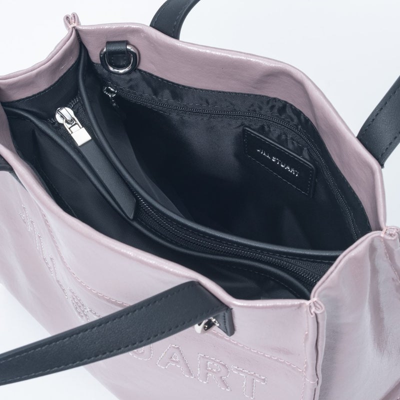 JILL STUART フローズン 2WAYトート ピンク