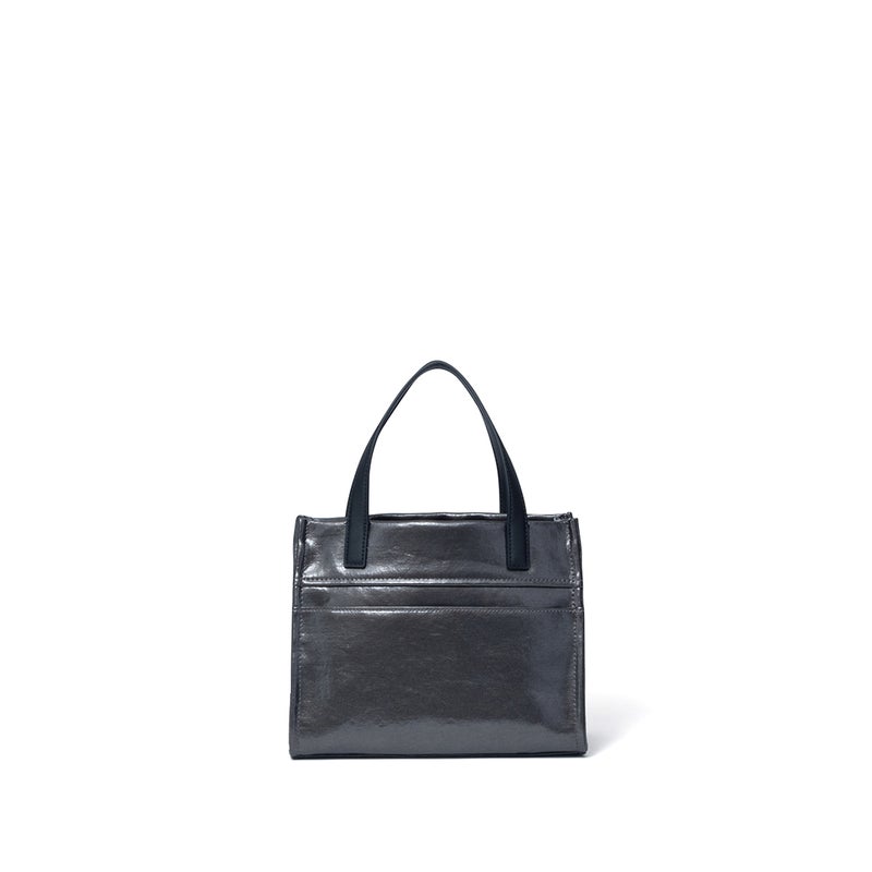 JILL STUART フローズン 2WAYトート シルバー