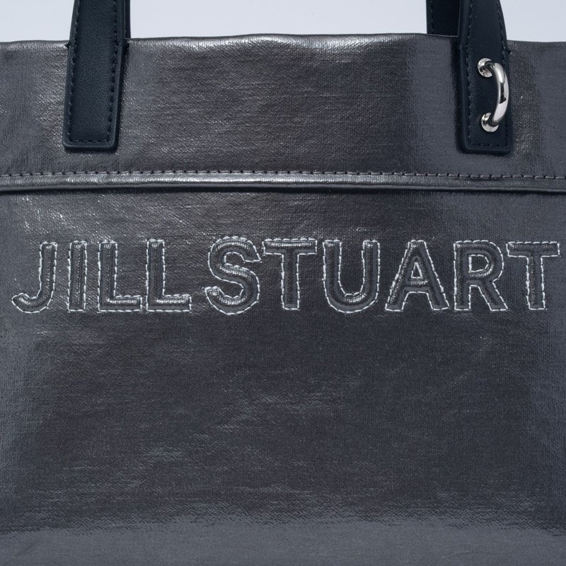JILL STUART フローズン 2WAYトート シルバー