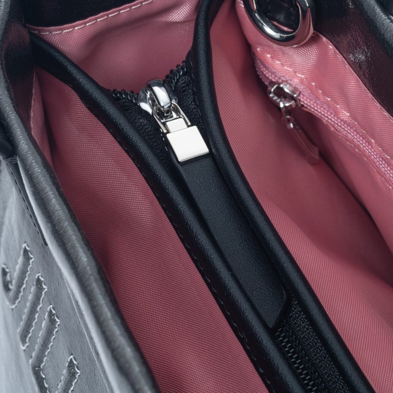 JILL STUART フローズン 2WAYトート シルバー