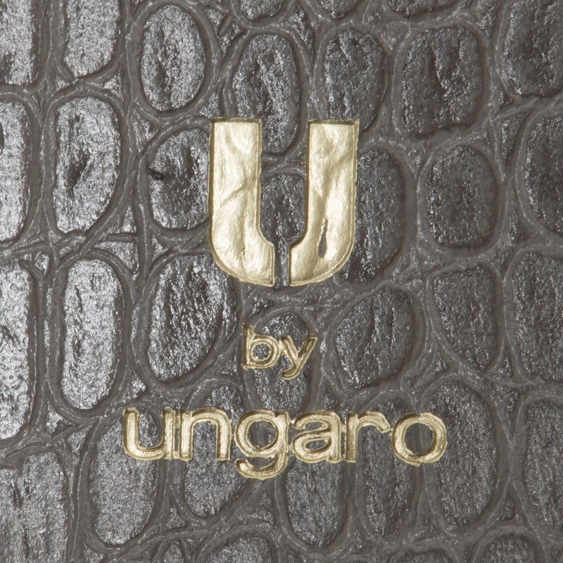 U by ungaro クロード ダブルファスナー長財布 グレー