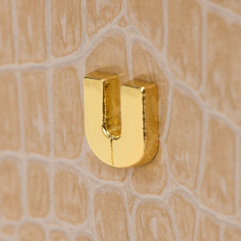 U by ungaro クロード L字ファスナー長財布 ベージュ