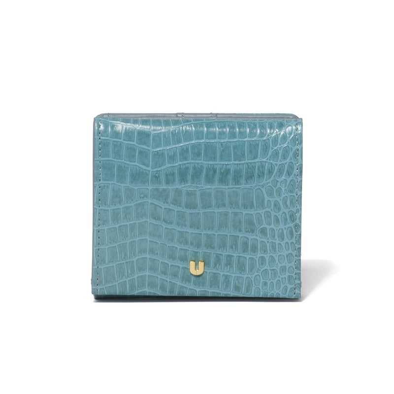 U by ungaro クロード BOX折り財布 ブルー