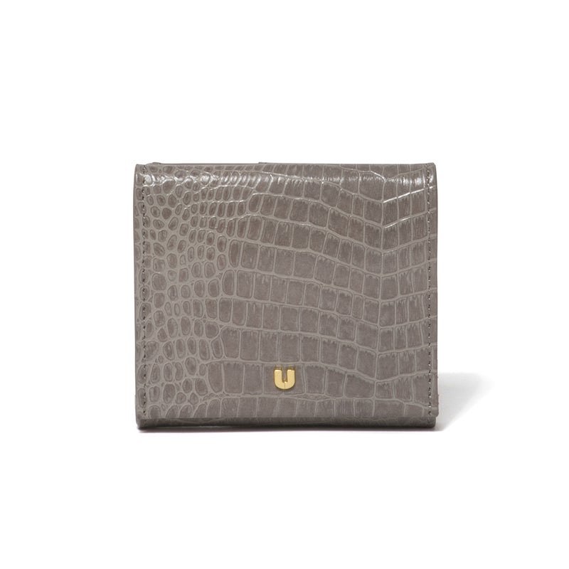 U by ungaro クロード BOX折り財布 グレー