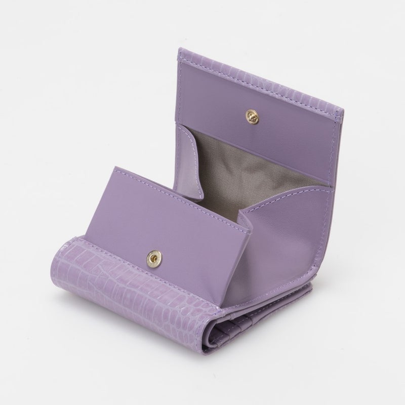 U by ungaro クロード BOX折り財布 ラベンダー