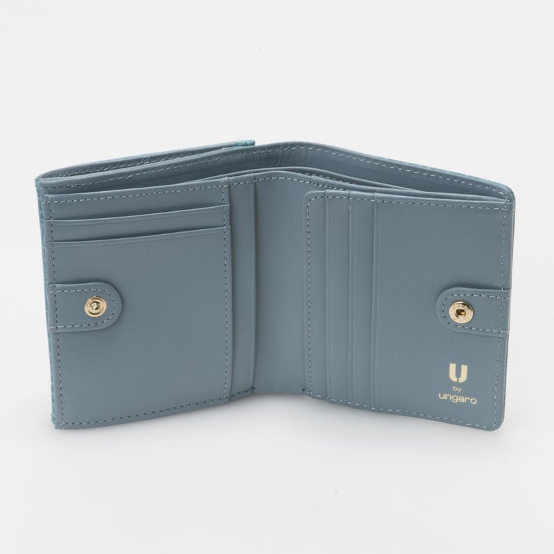 U by ungaro クロード BOX折り財布 ブルー