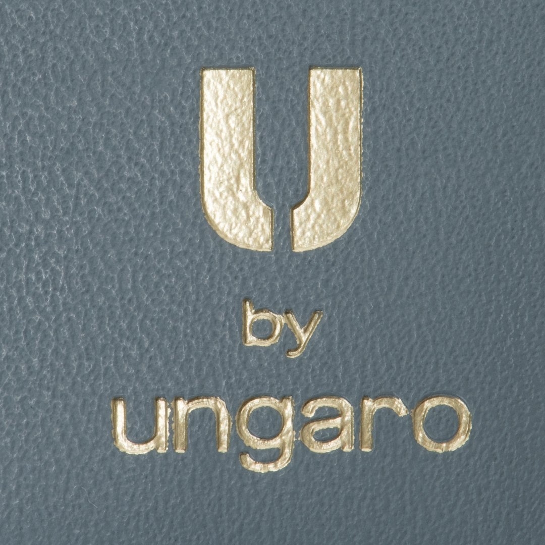 U by ungaro クロード BOX折り財布 ブルー