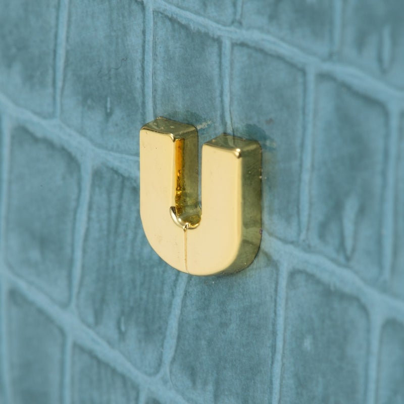 U by ungaro クロード BOX折り財布 ブルー