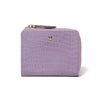U by ungaro クロード L字ファスナー折り財布 ラベンダー