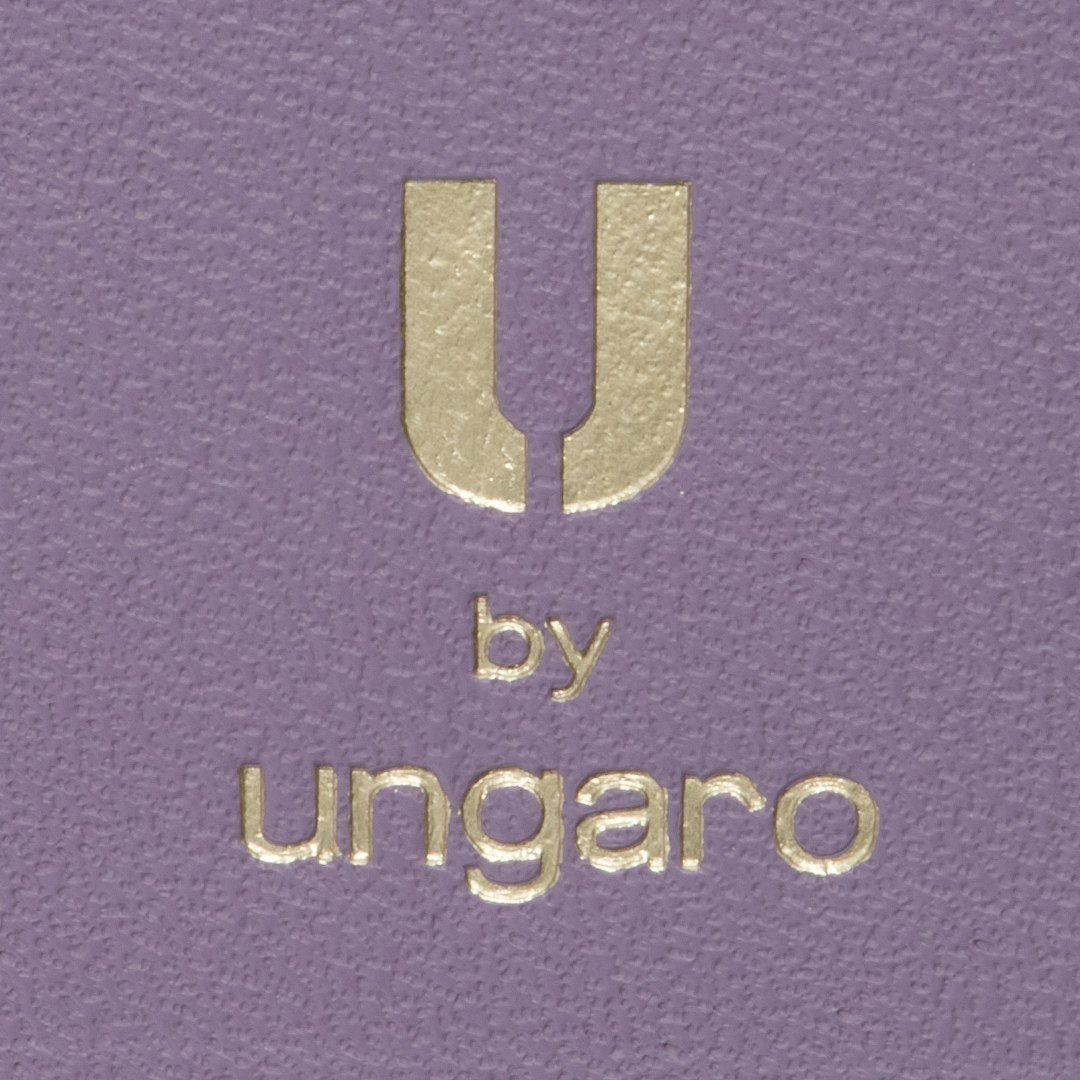 U by ungaro クロード L字ファスナー折り財布 ラベンダー