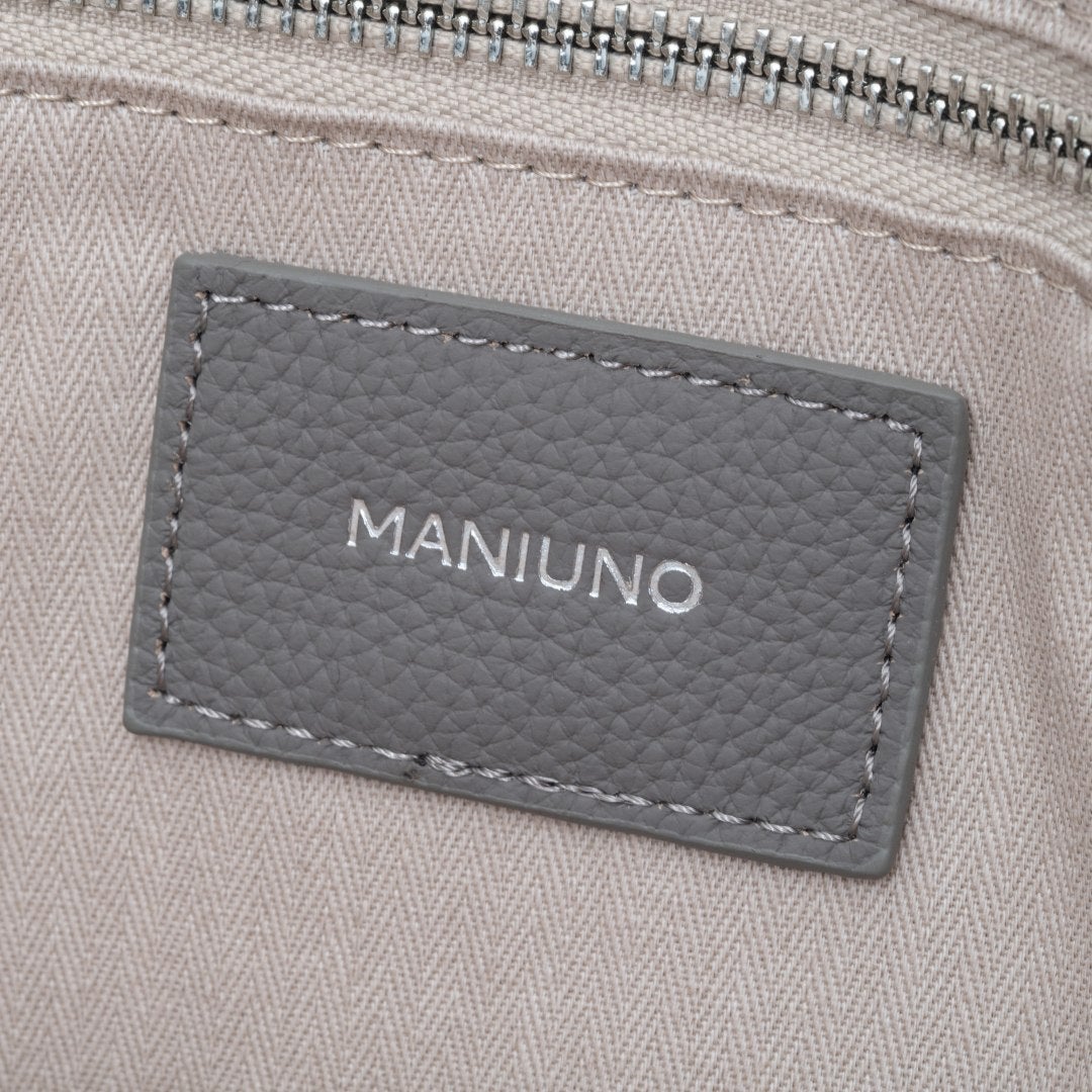 MANIUNO INTRE solid トートバッグ(M)【MUMH6ST2】 グレー