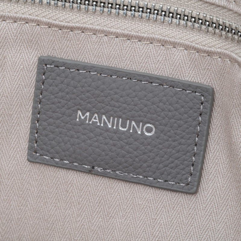 MANIUNO INTRE solid トートバッグ(M)【MUMH6ST2】 グレー