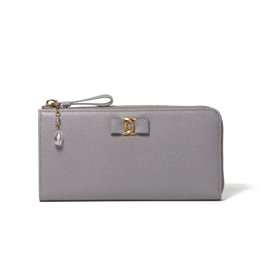 JILL STUART Honey L字ファスナー長財布 グレー