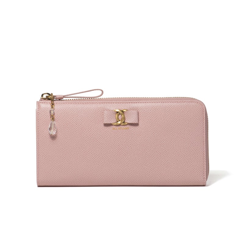 JILL STUART Honey L字ファスナー長財布 ピンク