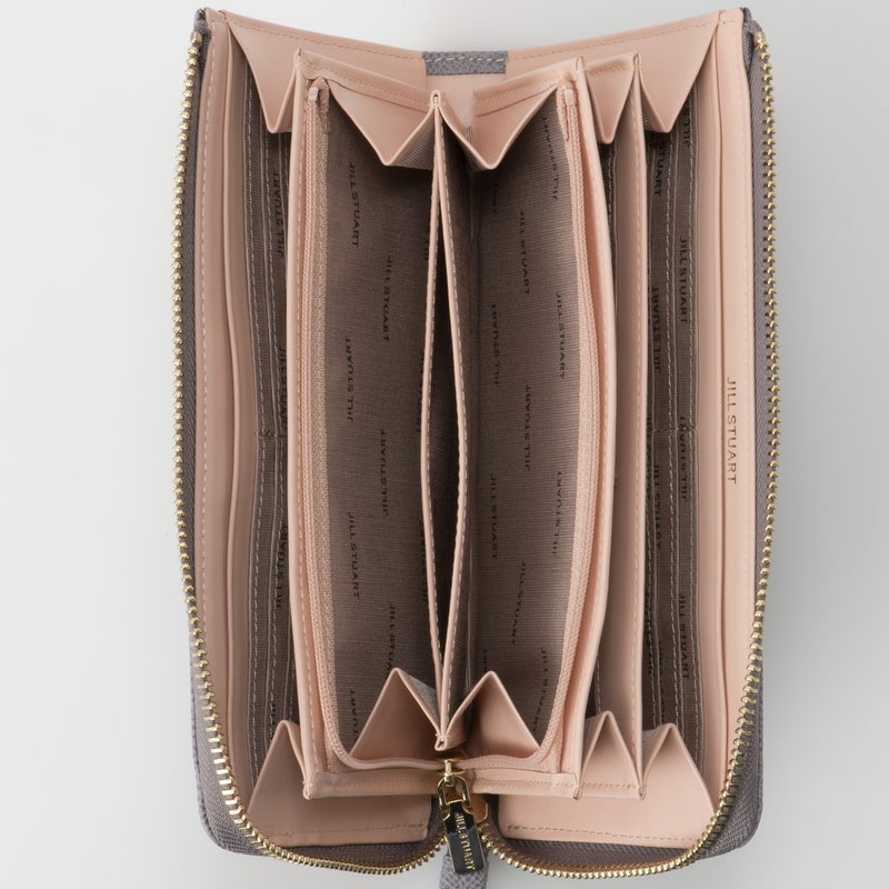 JILL STUART Honey L字ファスナー長財布 グレー