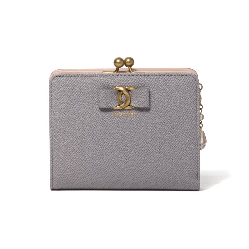 JILL STUART Honey 口金折り財布 グレー
