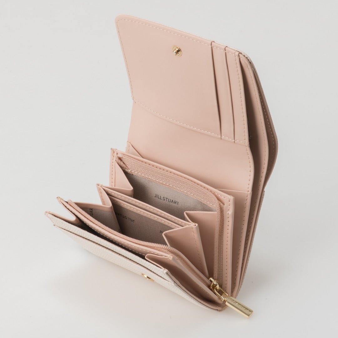 JILL STUART Honey 折り財布 クリーム