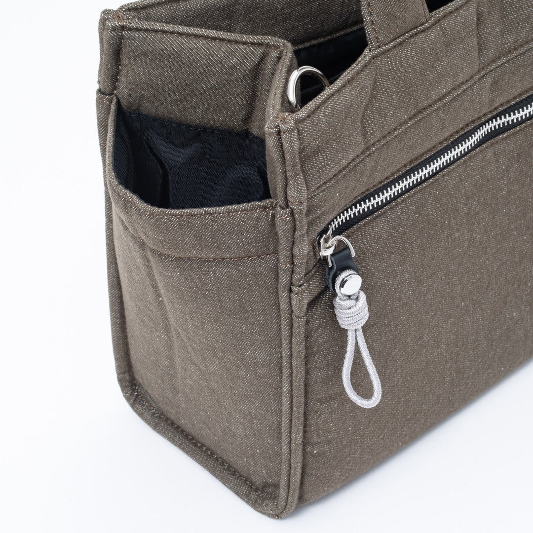 MANIUNO デニム スクエアミニトート(M) 商品｜THE BAGMANIA