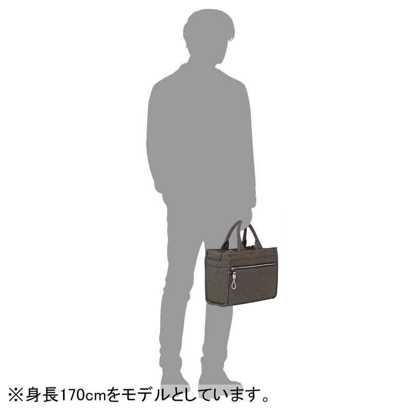 MANIUNO デニム スクエアミニトート(M)