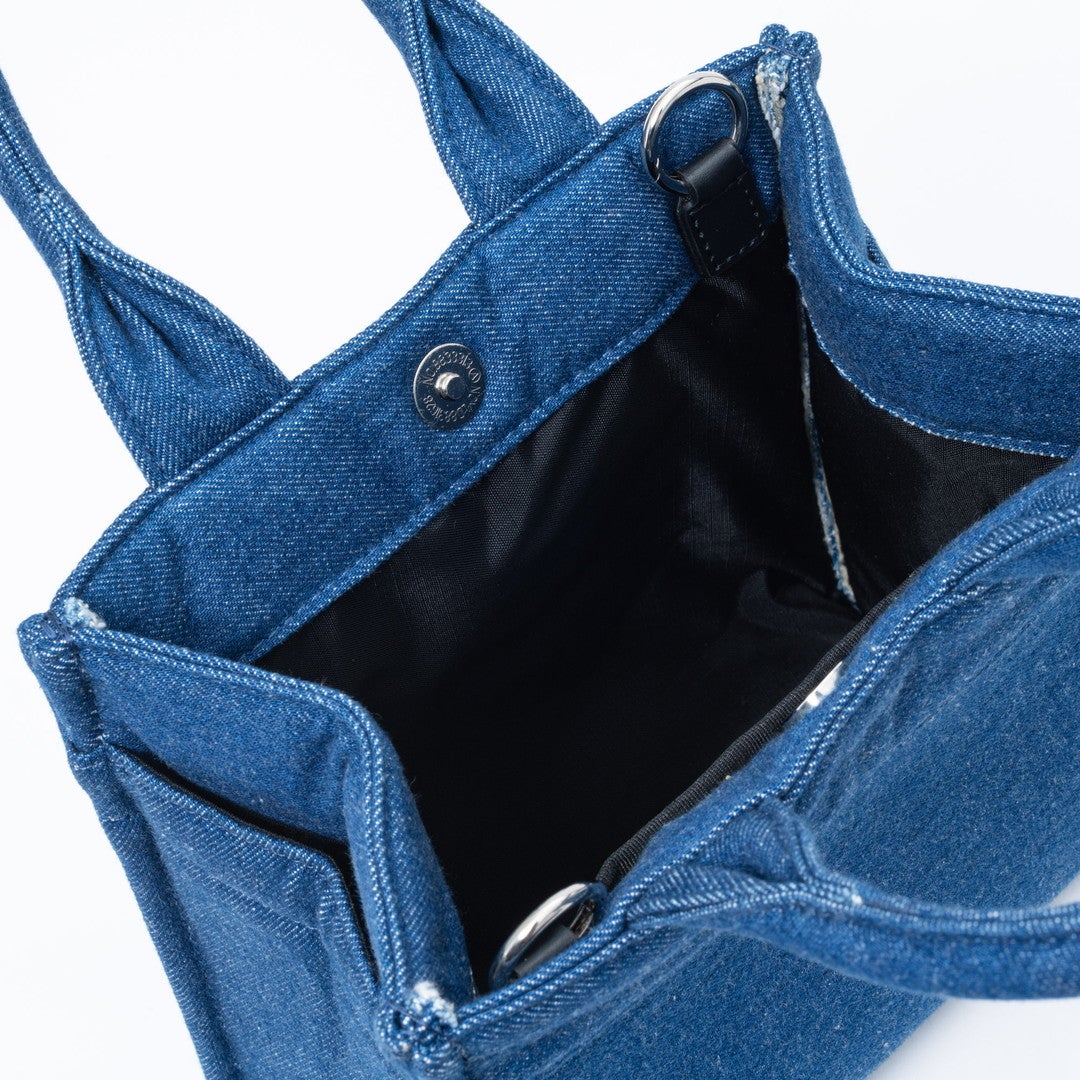 MANIUNO デニム スクエアミニトート(S) 商品｜THE BAGMANIA