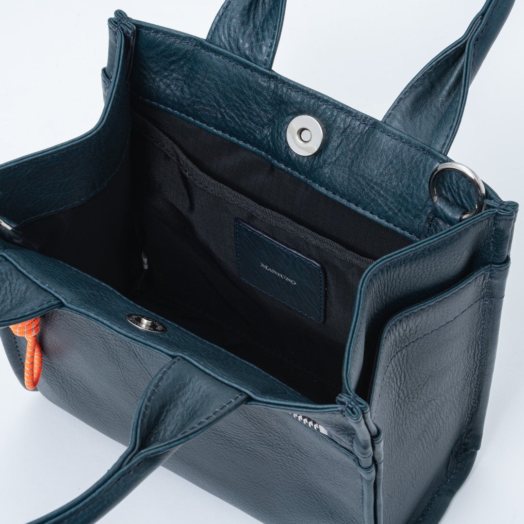 MANIUNO NOVATEX オイルレザー スクエアミニトート(S) 商品｜THE BAGMANIA