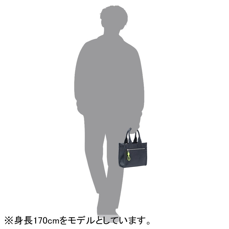 MANIUNO オイルレザー スクエアミニトート(S)