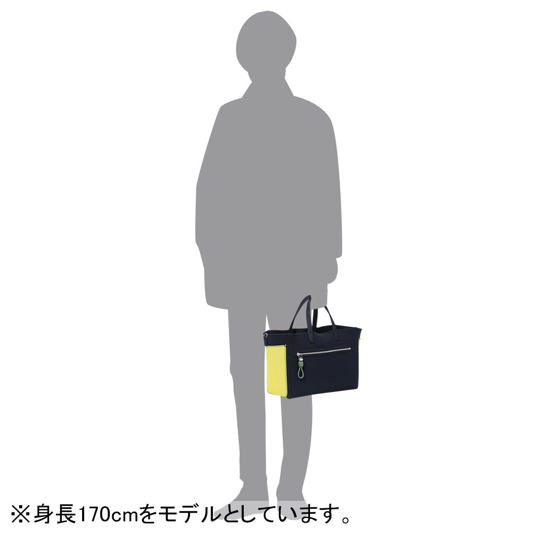 MANIUNO NAOTO SATOHコラボ バイカラーミニトート