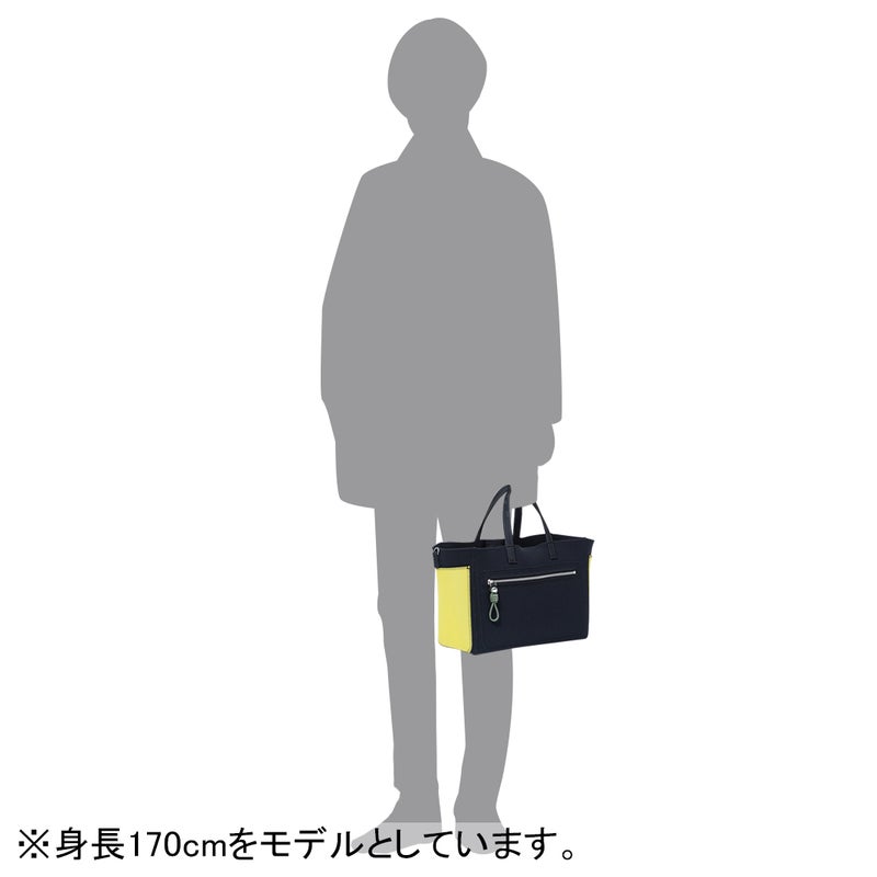 MANIUNO NAOTO SATOHコラボ バイカラーミニトート