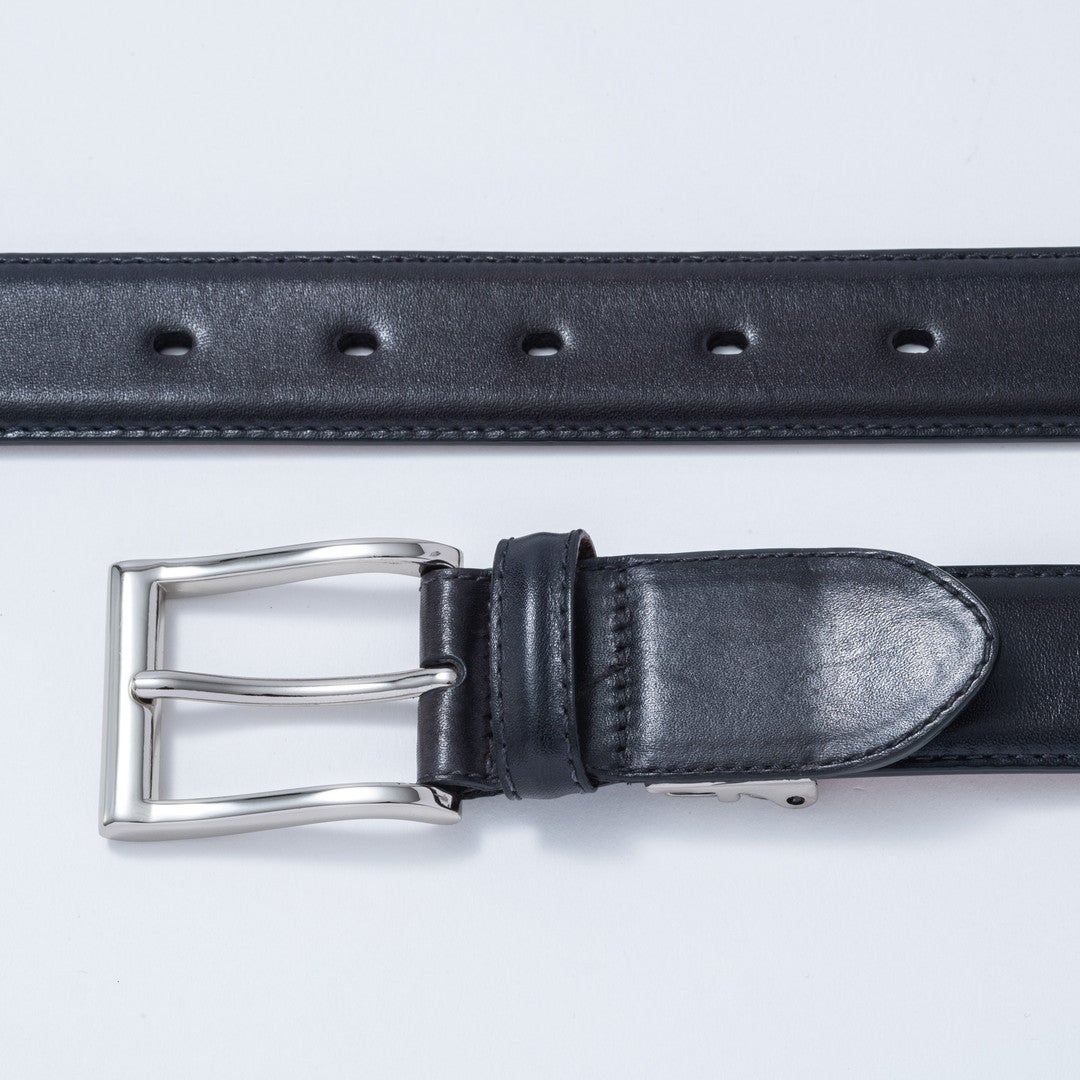 MAGNANNI 30mmハンドペイントレザーベルト【MGMB6000】 ブラック