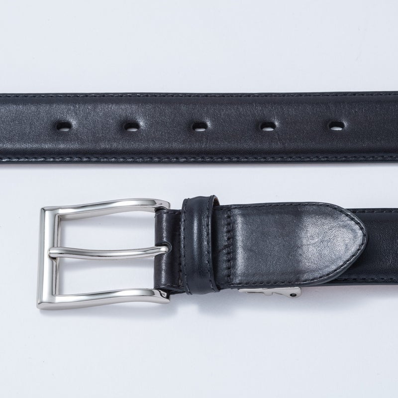MAGNANNI 30mmハンドペイントレザーベルト【MGMB6000】 ブラック