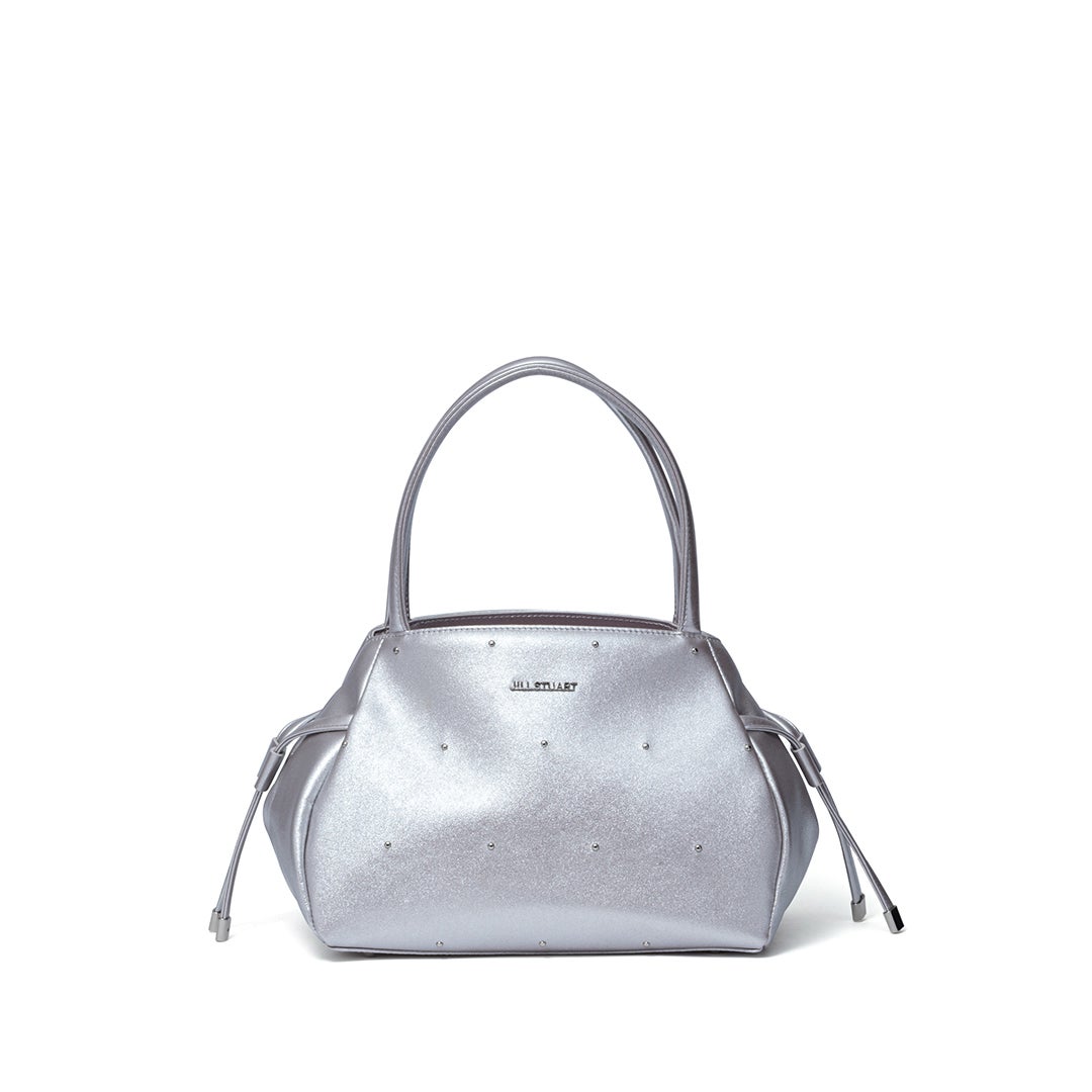 JILL STUART パフィ トート シルバー