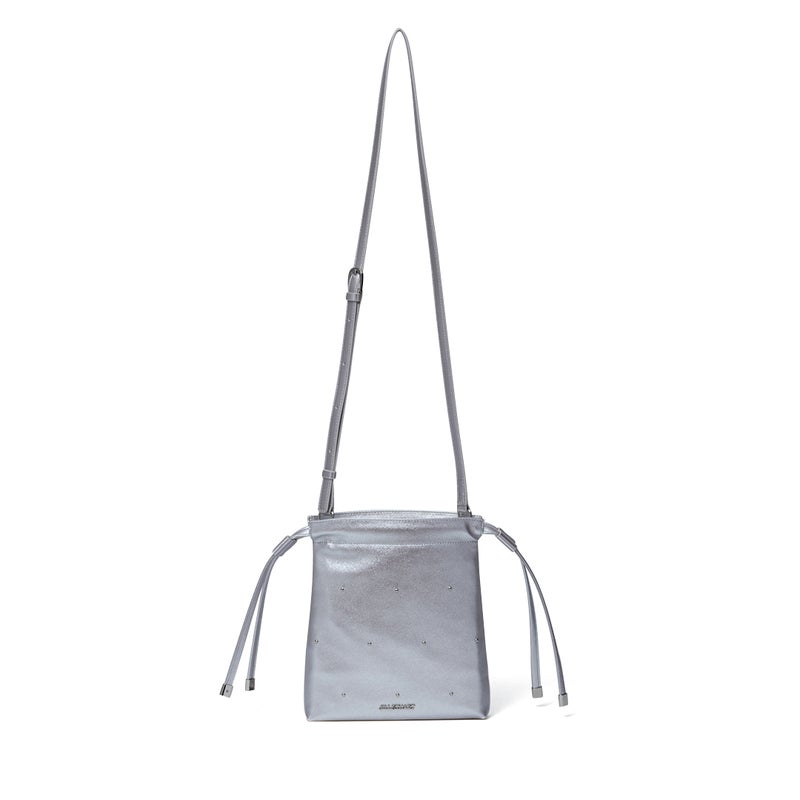 JILL STUART パフィ ポシェット シルバー