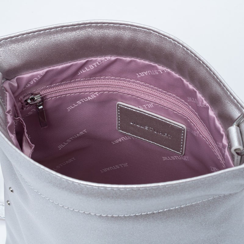 JILL STUART パフィ ポシェット シルバー