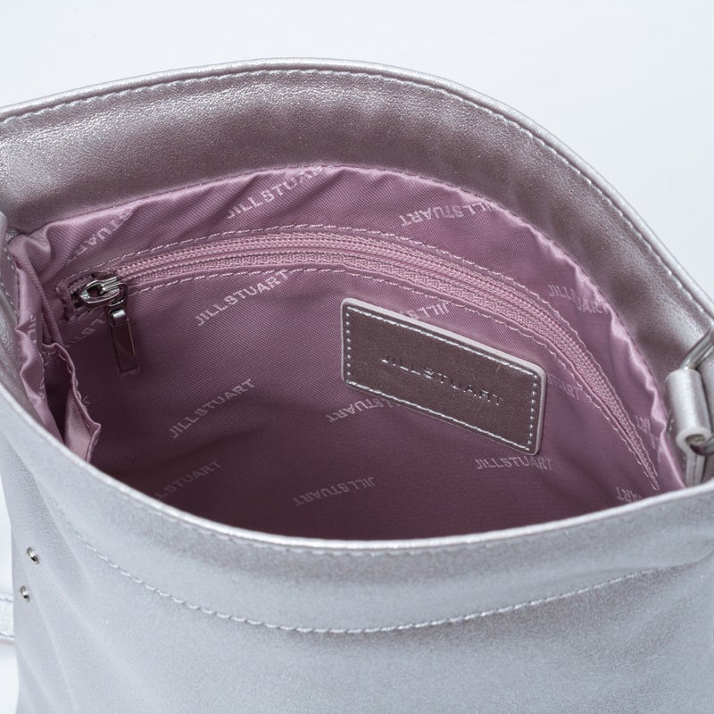 JILL STUART パフィ ポシェット シルバー