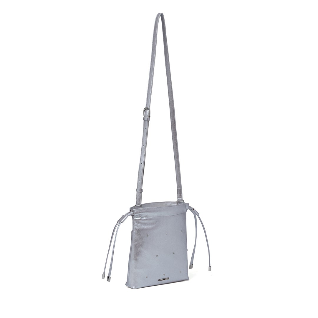 JILL STUART パフィ ポシェット シルバー
