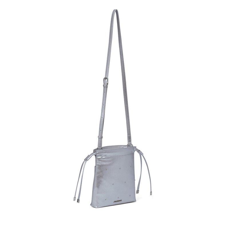 JILL STUART パフィ ポシェット シルバー