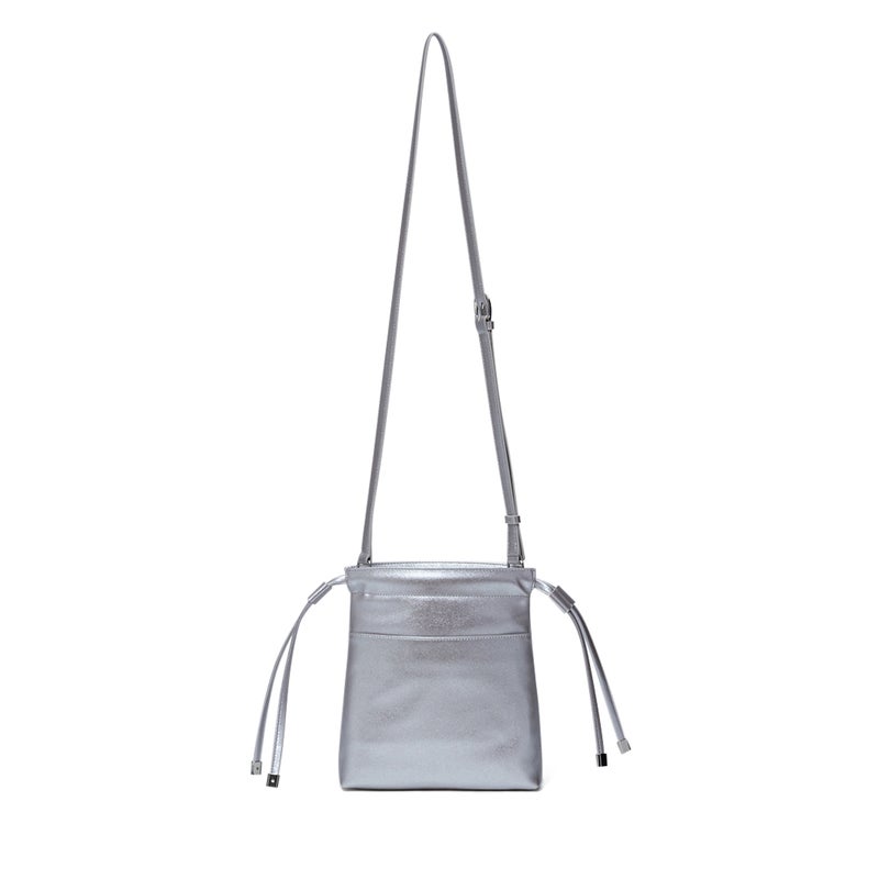JILL STUART パフィ ポシェット シルバー